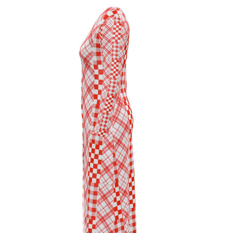'Gingham Rouge' Ladies Cardigan