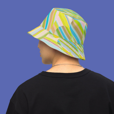 Clover Striper Reversible Bucket Hat