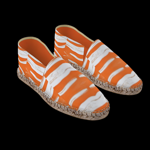 'Orange Swirl' Unisex Espadrilles