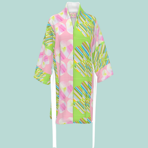 'Dueling Clovers' Unisex Kimono