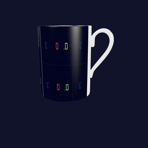 BM2-Casa 'Blackout' Cup and Saucer Set