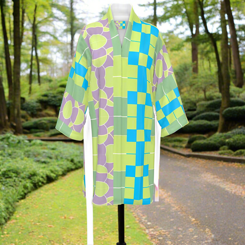 ‘Irish Tee Checkerboard' Kimono