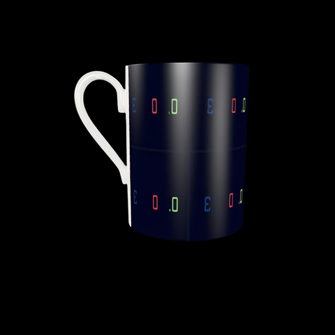 BM2-Casa 'Blackout' Cup and Saucer Set