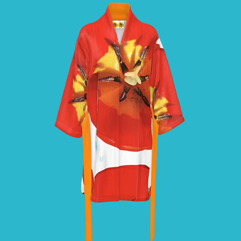 'Dua Tulipa'  Kimono Robe