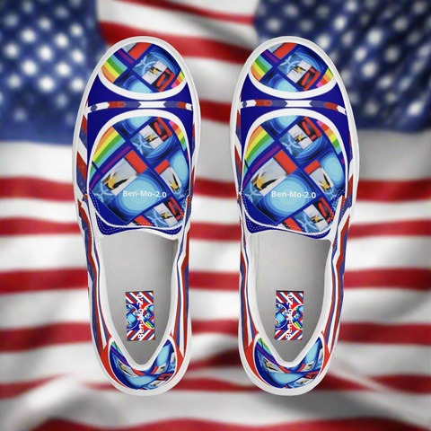 'VOTE USA 2024’ Election Collection Women’s Slip-on Canvas Shoes