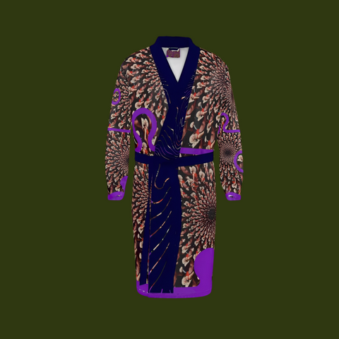 Ben-Mo-2.0 'Purple Peacock' Dressing Gown