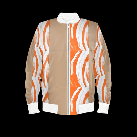 'Orange Swirl' Men's Bomber Jacket