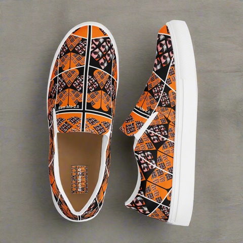 ‘Byzantium' Men's Slip-On Canvas Shoes
