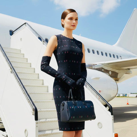 'Blackout Blueprint' Bodycon Dress
