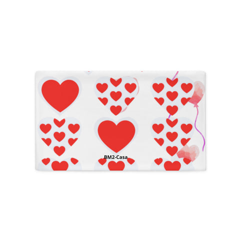 BM2-Casa: Hearts Pillow Case