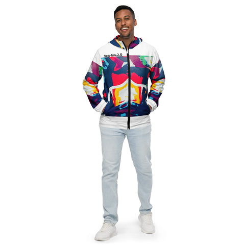 'Two Halves' Men’s windbreaker