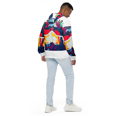 'Two Halves' Men’s windbreaker