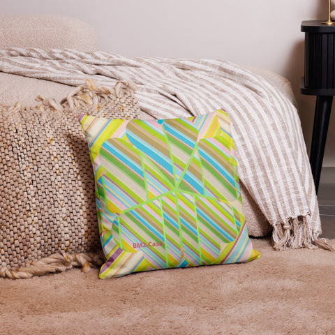 BM2-Casa: Clover Striper Premium Pillow: