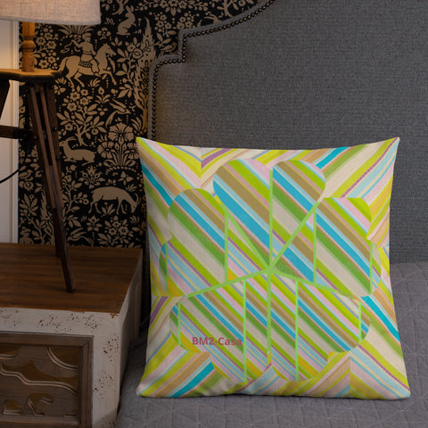 BM2-Casa: Clover Striper Premium Pillow