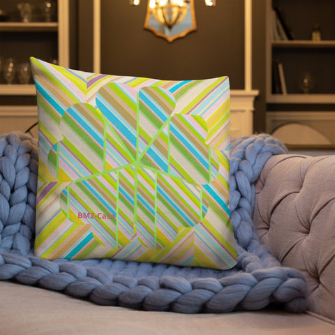 BM2-Casa: Clover Striper Premium Pillow