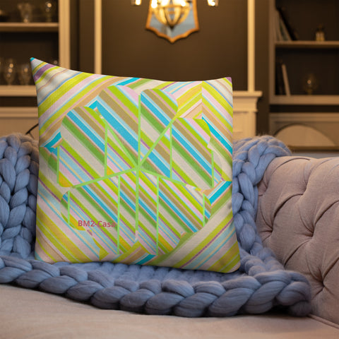 BM2-Casa: Clover Striper Premium Pillow