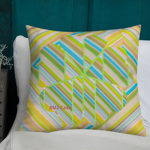 BM2-Casa: Clover Striper Premium Pillow