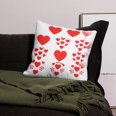 BM2-Casa: Hearts Premium Pillow Case