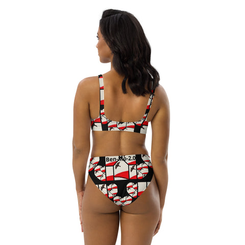 'Bird On High' Recycled High-Waisted Bikini
