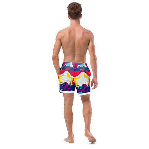 'Two Halves of the Same Coin' Men's Recycled Swim Trunks