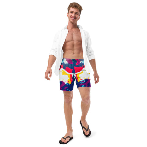 'Two Halves of the Same Coin' Men's Recycled Swim Trunks