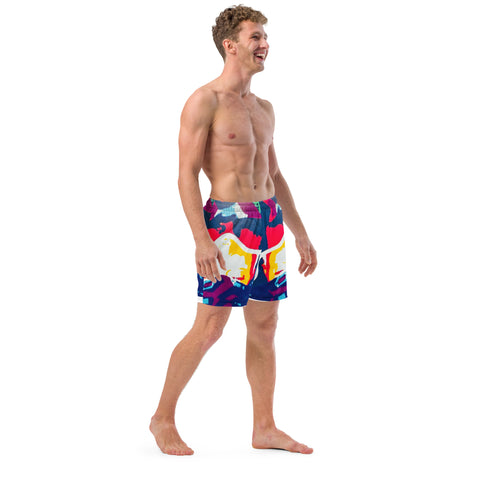 'Two Halves of the Same Coin' Men's Recycled Swim Trunks