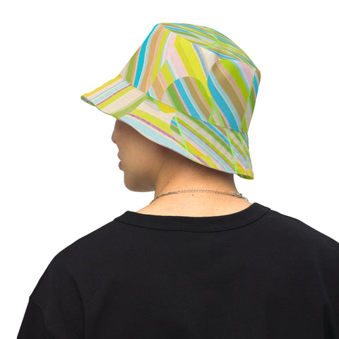 Clover Striper Reversible Bucket Hat