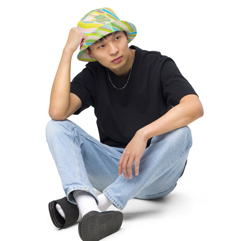 Clover Striper Reversible Bucket Hat