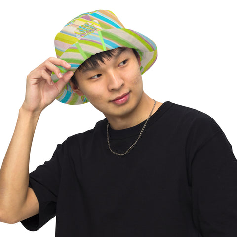 Clover Striper Reversible Bucket Hat