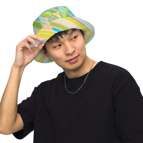 Clover Striper Reversible Bucket Hat