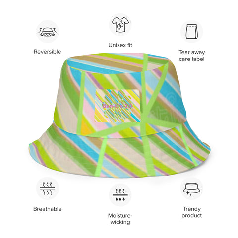 Clover Striper Reversible Bucket Hat