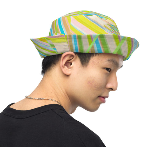 Clover Striper Reversible Bucket Hat