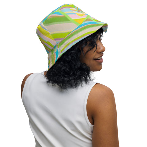 Clover Striper Reversible Bucket Hat