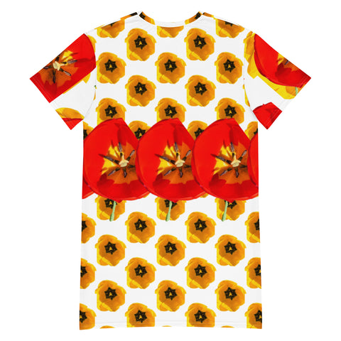 'Dua Tulipa' T-shirt Dress