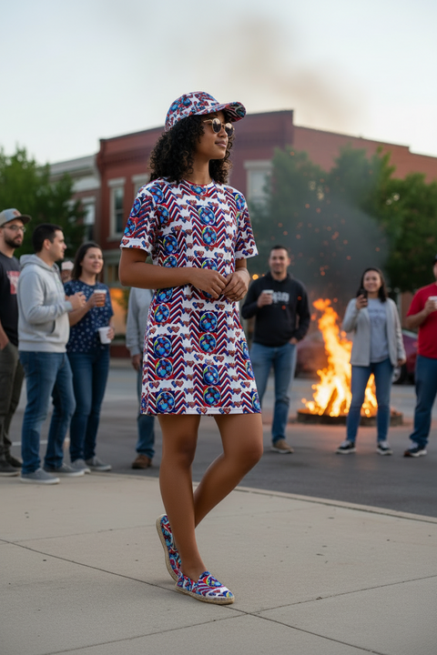 ‘American Dream' T-shirt Dress
