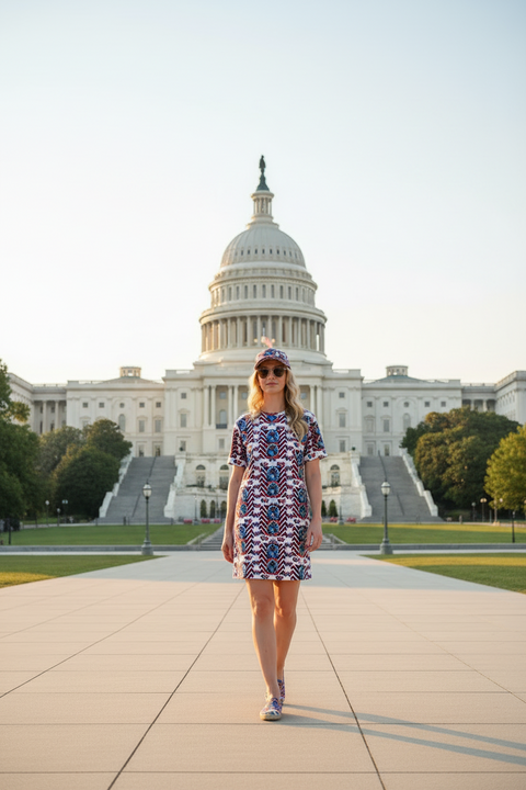 ‘American Dream' T-shirt Dress