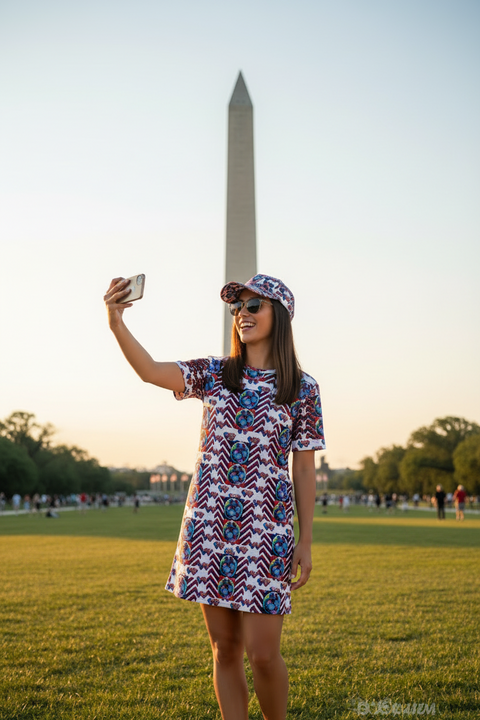 ‘American Dream' T-shirt Dress