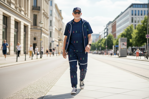 ‘Blackout Blueprint' Unisex Track Pants