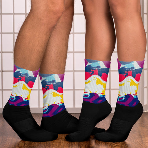 'Two Halves' Socks