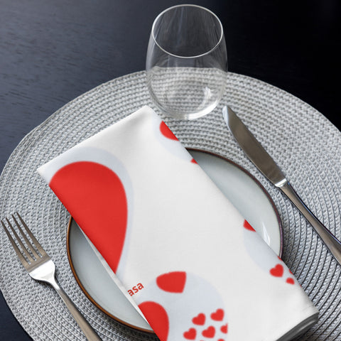 BM2-Casa ‘Hearts’ Cloth Napkin Set