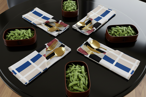 BM2-Casa 'Primaries' Cloth Napkin Set
