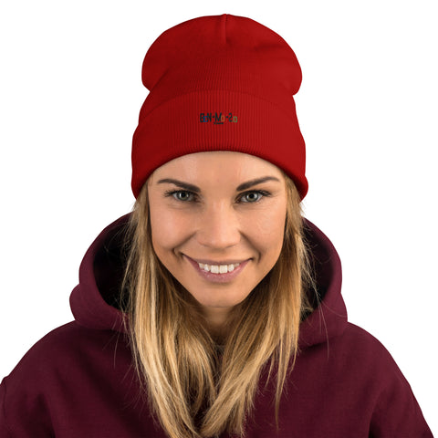 'Ben-Mo-2.0 Logo' Embroidered Beanie