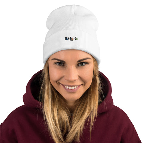 'Ben-Mo-2.0 Logo' Embroidered Beanie