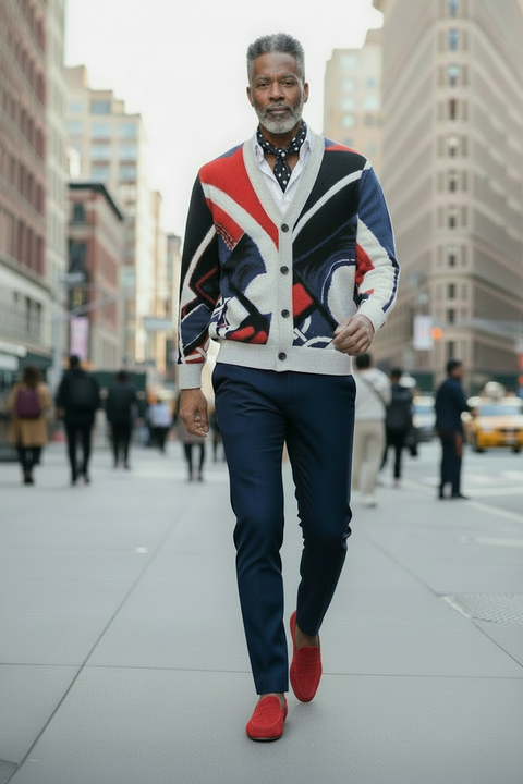 'The Sophisticate' Unisex Knitted Cardigan