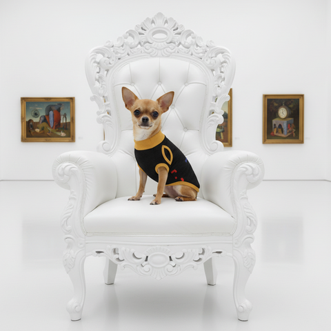 'Blackout' Knitted Pet Sweater