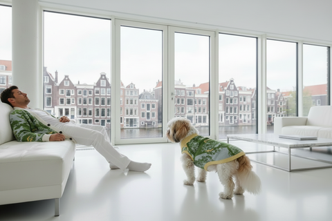 'Celtic Frost' Knitted Pet Sweater