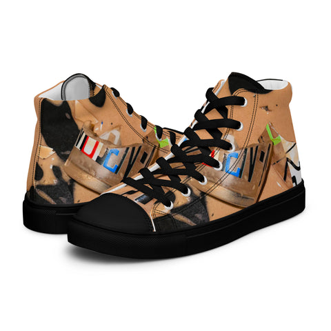 Splat Men's High-top Canvas Shoes