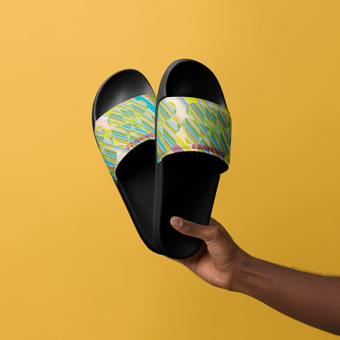 ‘Clover Striper’ Men's Slides