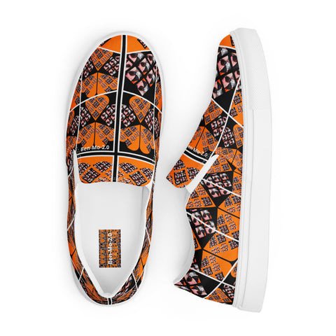 ‘Byzantium' Men's Slip-On Canvas Shoes