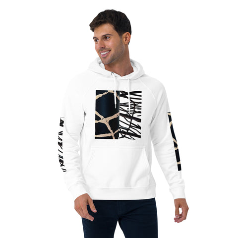 'Puzzled' Unisex Eco Raglan Hoodie